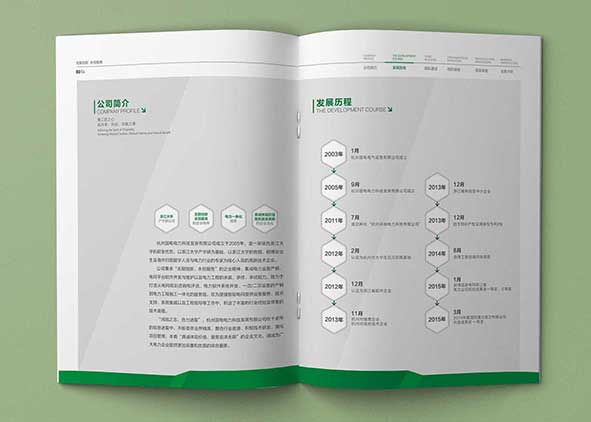 畫冊不同行業的設計特點