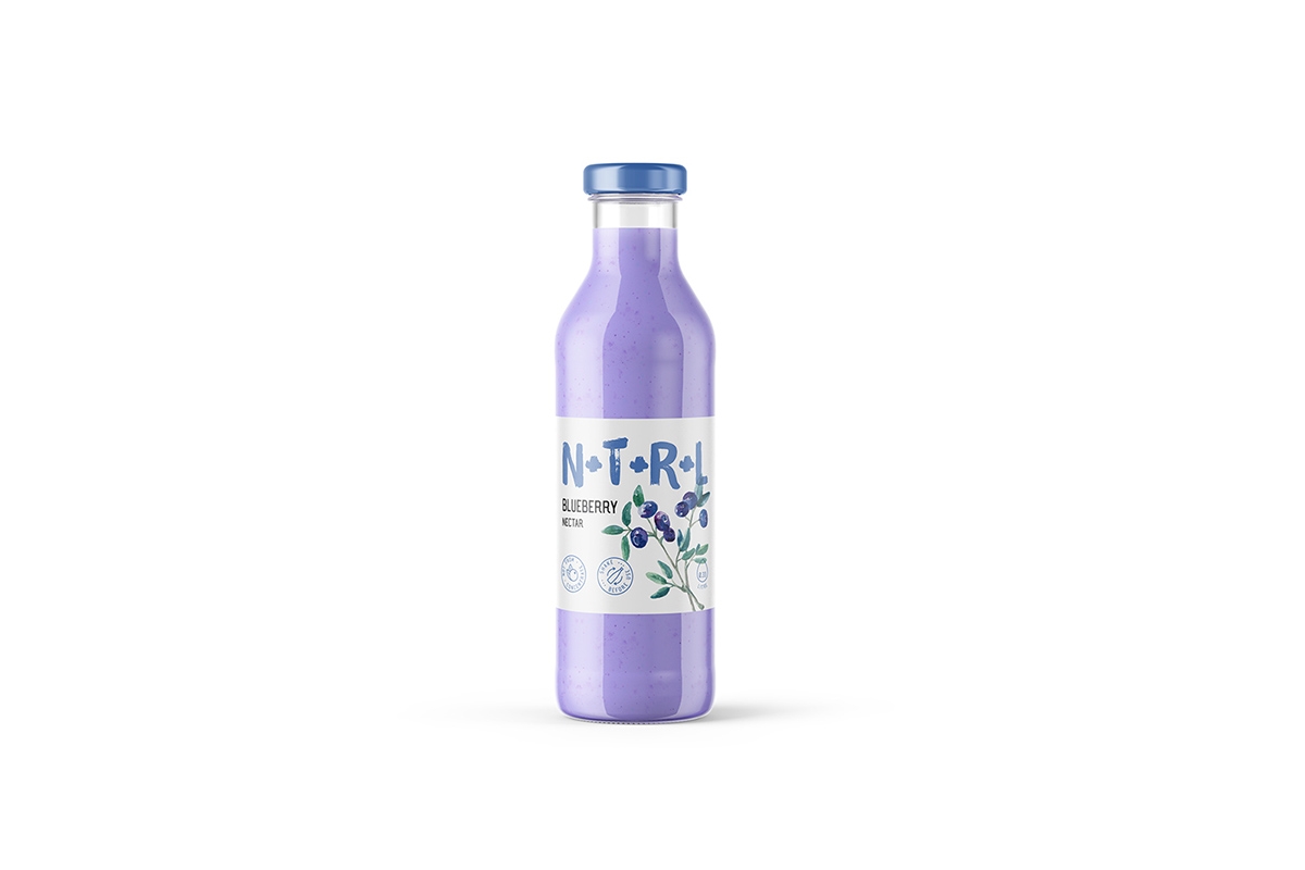 天然飲料，果汁的 品牌的包裝設(shè)計(jì)