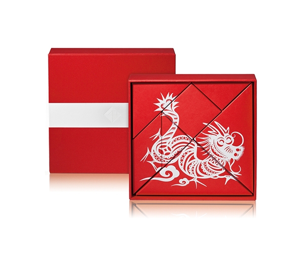 春節(jié)禮品盒包裝設(shè)計(jì)，新年七巧板的妙用
