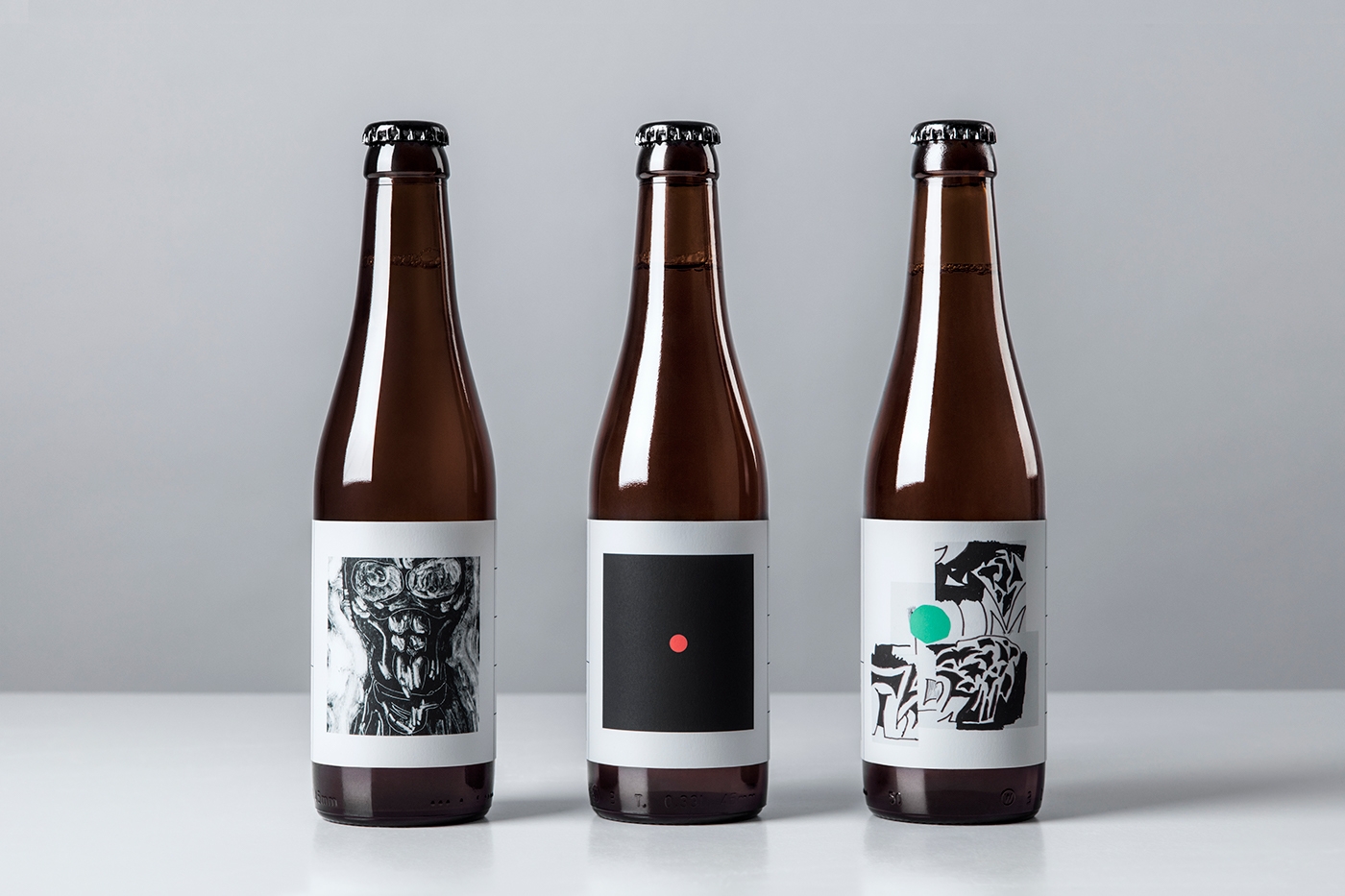 O / O釀造公司三款新啤酒品牌包裝設計