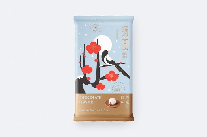 驚艷四座的國風之美，中式湯圓包裝設計